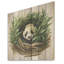 Panda vert sur fond de bambou-720011075
