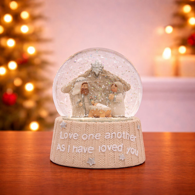 Boule à neige de la Sainte Famille