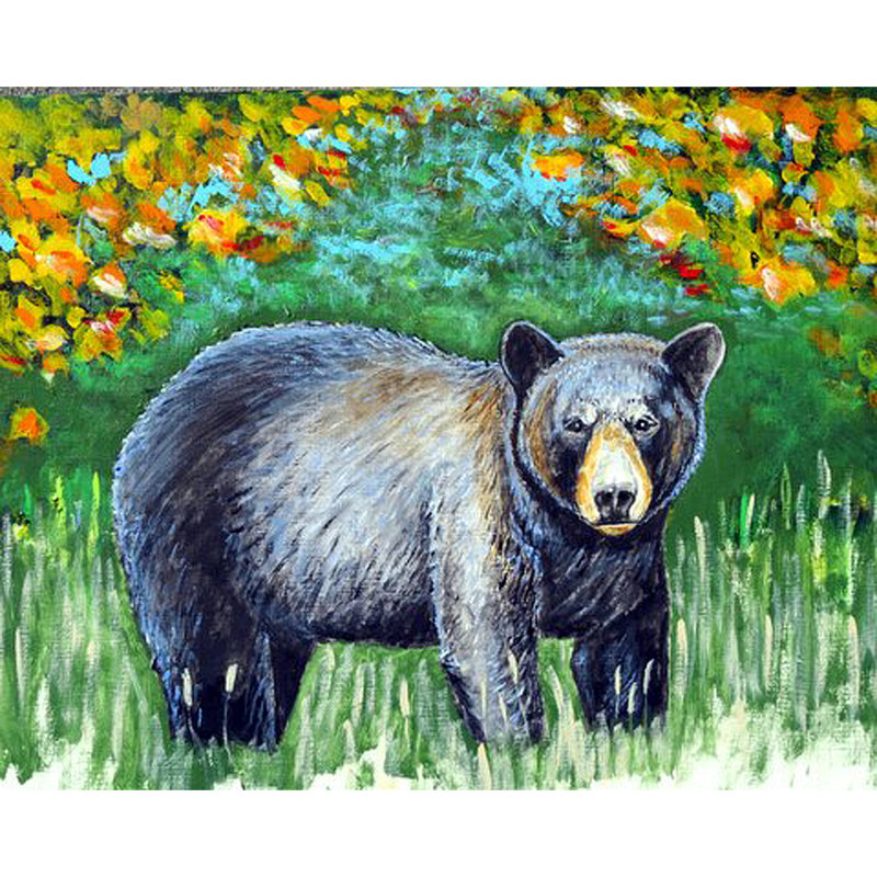 Tapis antidérapant Iker Bear, Rectangle 1 pi 6 po x 2 pi 2 po