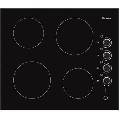 Blomberg 24" Electric Cooktop with 4 Burners