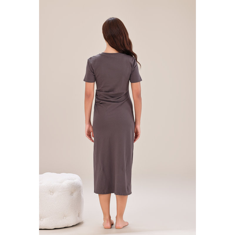 Peignoir en mélange de coton Vernadine, S