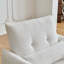 Chaise d'appoint moderne capitonnée, canapé simple rembourré en velours avec coussin lombaire Raindrop-893918041
