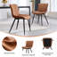 Chaise d'appoint moderne en similicuir-320652093