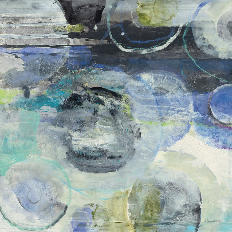«Jason Watercolor Pastel» par Albena Hristova - reproduction d'art sur toile tendue, H 12 po x l 12 po, Non