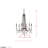 Barcelona Crystal Chandelier - 6-Light - Onyx-128866308-128866309