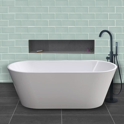 Ramiro 1550mm x 650mm Soaking Acrylic Bathtub