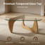 Table basse 31,5 "en verre trempé-130178081