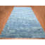 Tapis oriental bleu en soie noué à la main 9 pi 11 po x 14 pi 2 po - MOA10275703