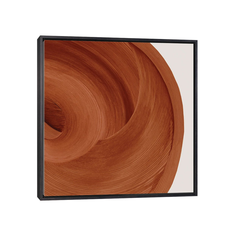 Affogato - reproduction d'art murale - toile encadrée, 18" x 18", Framed Canvas, Distressed Black