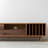 Simple solid wood black walnut TV cabinet