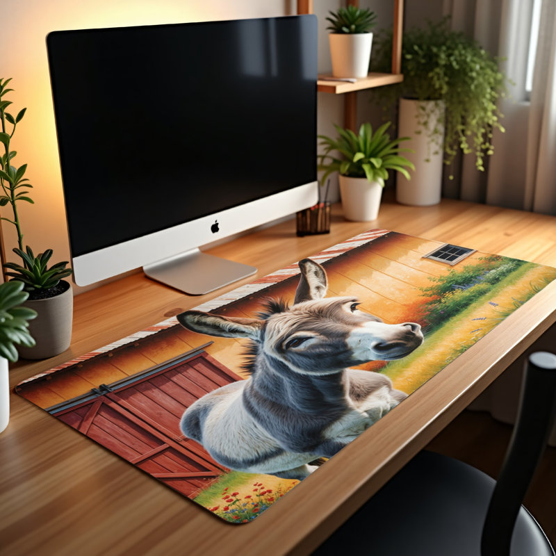 Polyester Desk Pad, 14.4x12.1