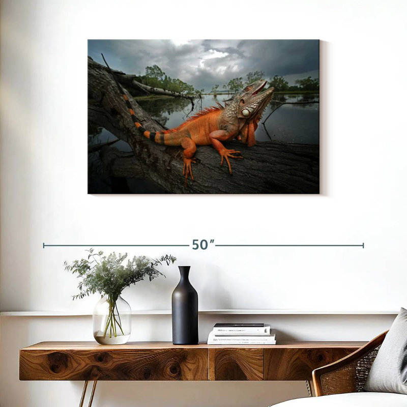 Iguane ronce orange
