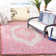 Auburn Hooked Grey/Pink Indoor/Outdoor Rug
