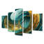 Nylah - art mural vagues 5 pièces-106423509