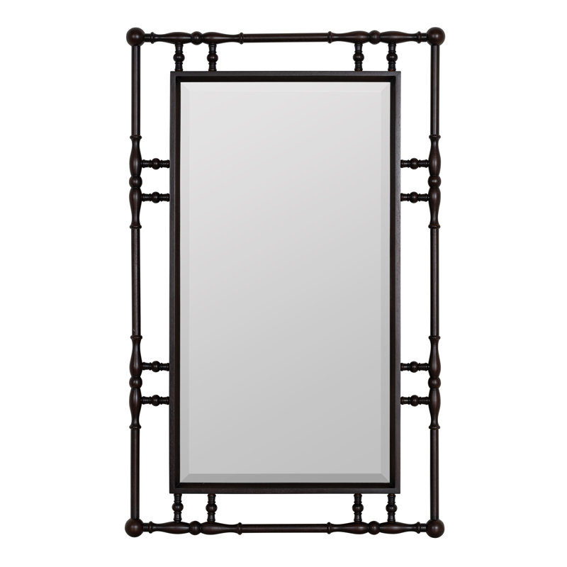 Rectangle Solid Wood Wall Mirror
