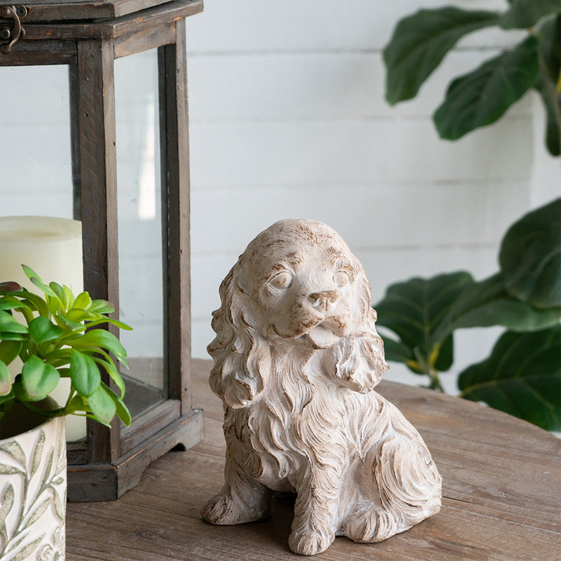 Figurine de 8,7 pouces d'épagneul cocker beige