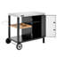 Chariot-grill d'extérieur avec rangement Royal Gourmet, noir