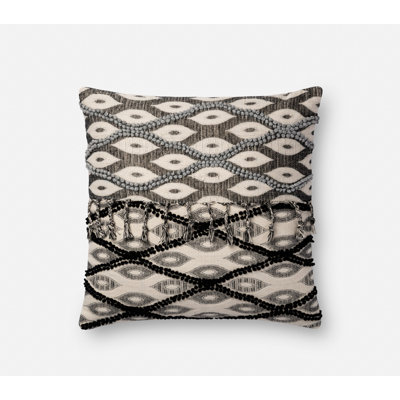  Coussin décoratif d'intérieur géométrique carré 18 po