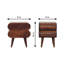 Proietti 45cm W Solid Wood Bedside Table