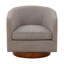 Miramar Fabric Wood Base Swivel Chair-1182689538
