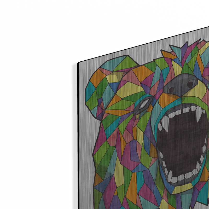 "Grizzly 2" par Ric Stultz, H 12 po x l 12 po