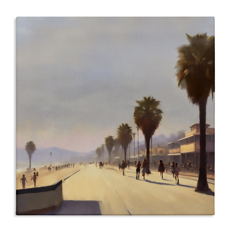 «Palm Tree Boulevard» par Noah Bay, H 24 po x l 24 po