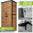 Outdoor Storage Cabinet Upgraded with Metal Frame Durable Storage Shed with Floor and Adjustable Shevels Waterproof Garden Tool Shed