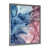 Toile argentée avec cadre d'angle fermé