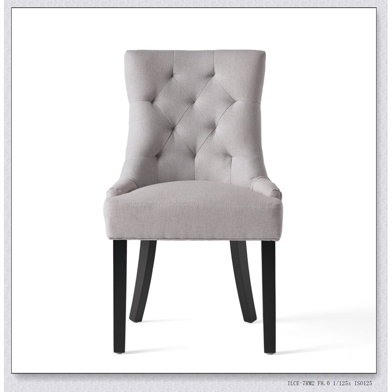 Chaise de salle à manger - KD, Gris clair