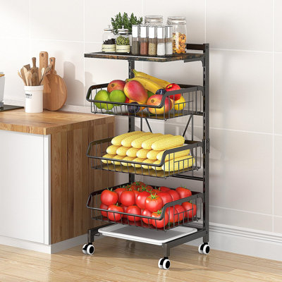 35.59 in. H x 17.01 in. W Utility Cart