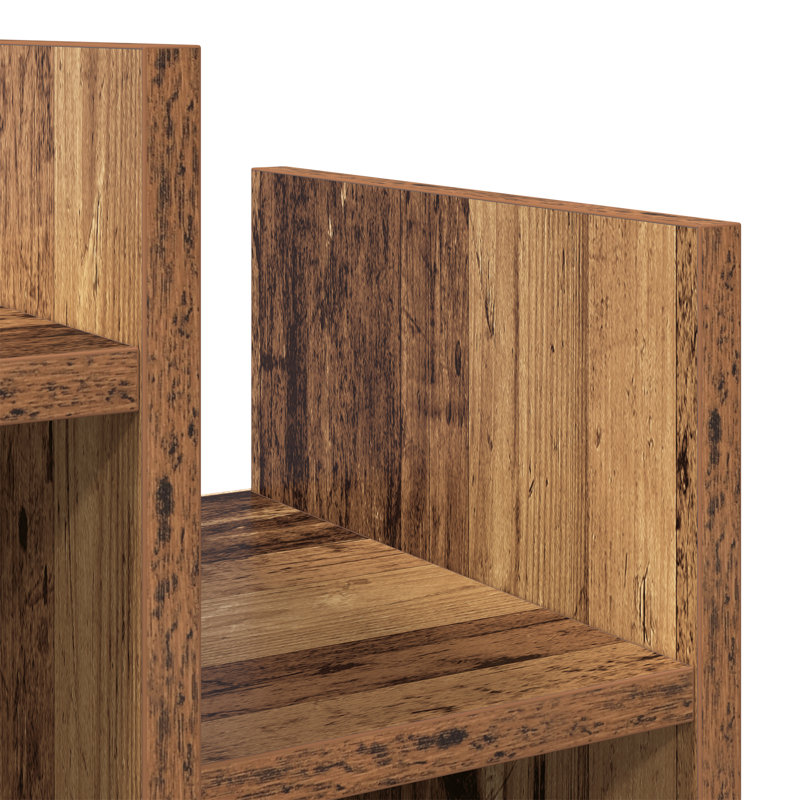 Side Cabinet 60 X 26 X 60 Cm Engineered Wood, Old Wood
