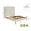 Ensemble de chambre à coucher configurable standard en bois massif Bianca-87980399-89016265