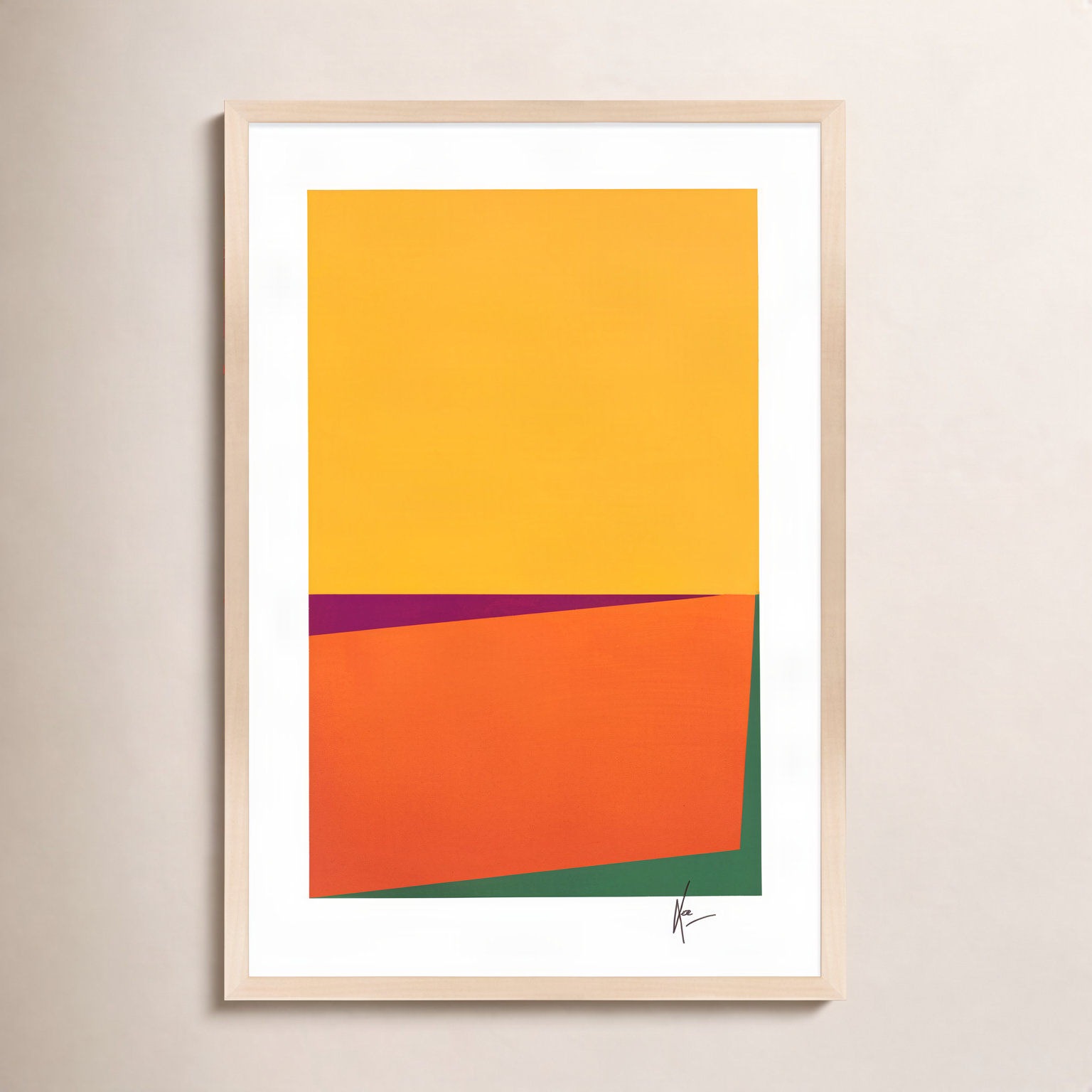 Sahara "Sahara" Print by Lee Lessem, 20" H x 14" W x 1.25" D, Brown