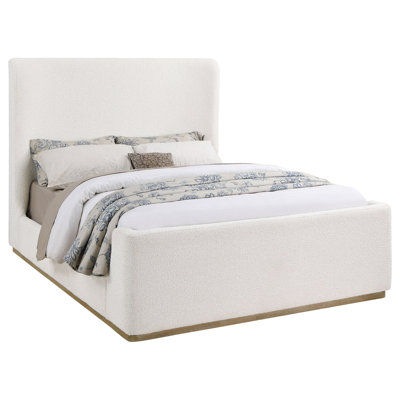 Grand lit-bateau tapissier Nala