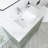 Anvay 36 in. Single Sink Freestanding Bathroom Vanity in Forest Green with White Carrara Quartz Top-1280929170