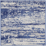 Blue/Gray/Ivory Area Rug