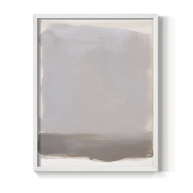 "ABSTRACT Series DCCXLIV" par J Paul, Blanc / Blanc, H 11 po x l 9 po