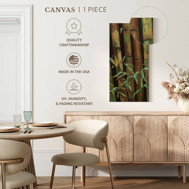 Bamboo Finale I, 54" H x 27" W