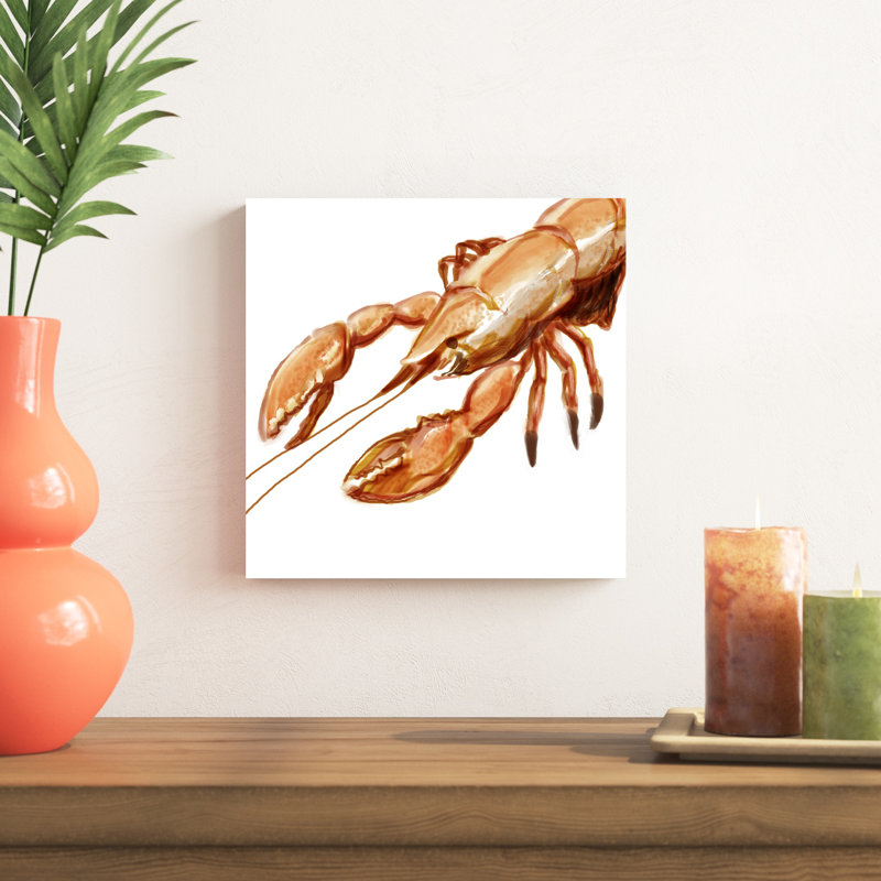 Homard illustré I, H 12 po x l 12 po x P 1,25 po