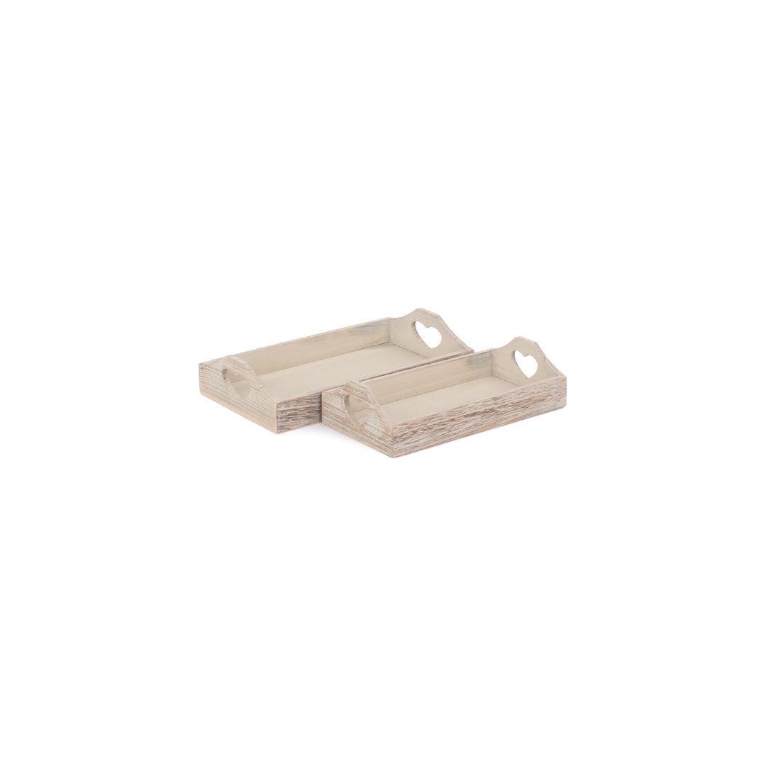 Escondido 2 Piece Small Serving Tray Set