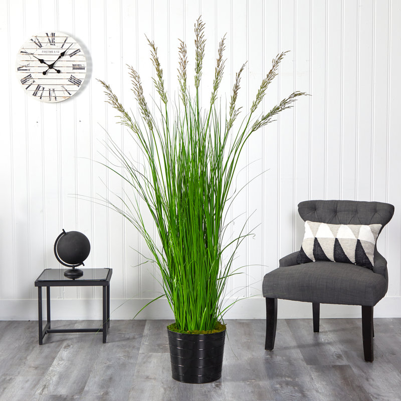 Gazon artificiel en pot, Vert, H 72 po x l 22 po x P 22 po