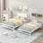 Platform Bed with Trundle-625725932