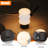 Modern Small Opal Glass Cordless Rechargeable Table Lamp 3-level Dimmable Led Bedside Lamp For Bedroom Nightstand