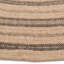 Tapis rond noir et brun Avanos