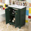Meuble-lavabo autoportant moderne avec lavabo en céramique, charnières à fermeture douce et tablette réglable-2000584406