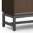 Banting 39"W Solid Wood Modern Industrial Medium Storage Cabinet with Metal Base and Adjustable Shelves