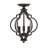 Oswald 3-Light 11" Flush Mount in Bronze-1602500633
