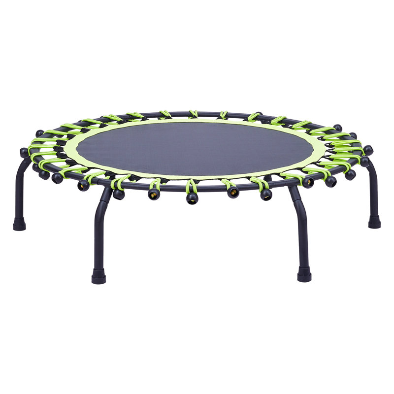 Freeport Park 101cm Round Backyard Trampoline, Black/Green