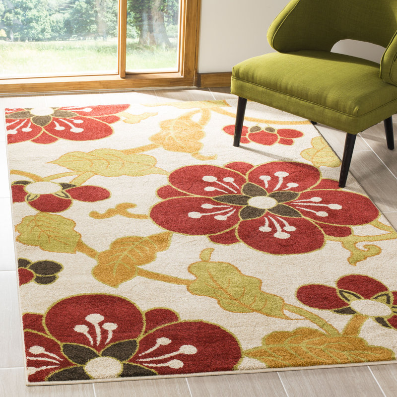 Hestia Performance Floral Rug, Rectangle 8' x 10'