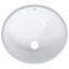 Belfry Bathroom Zeveren White Ceramic Rectangular Sink with Overflow-960829946